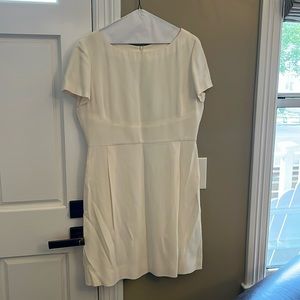 Emporio Armani silk cap sleeve dress; size 46 (size 12)